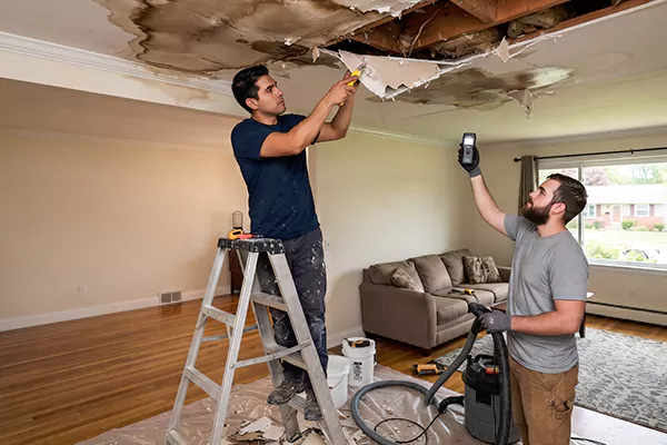 Ceiling Water Damage Restoration Murrieta