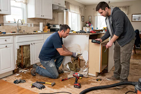 Kitchen Water Damage Repair Murrieta