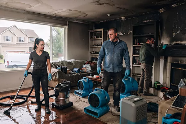 Smoke and Water Damage Restoration Murrieta