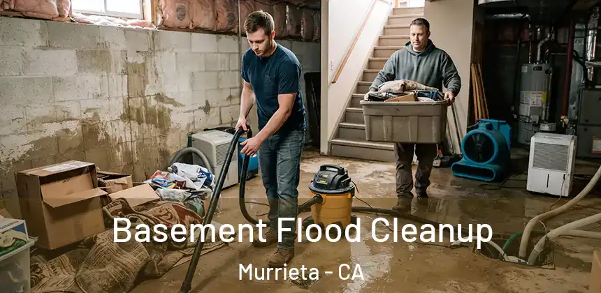 Basement Flood Cleanup Murrieta - CA