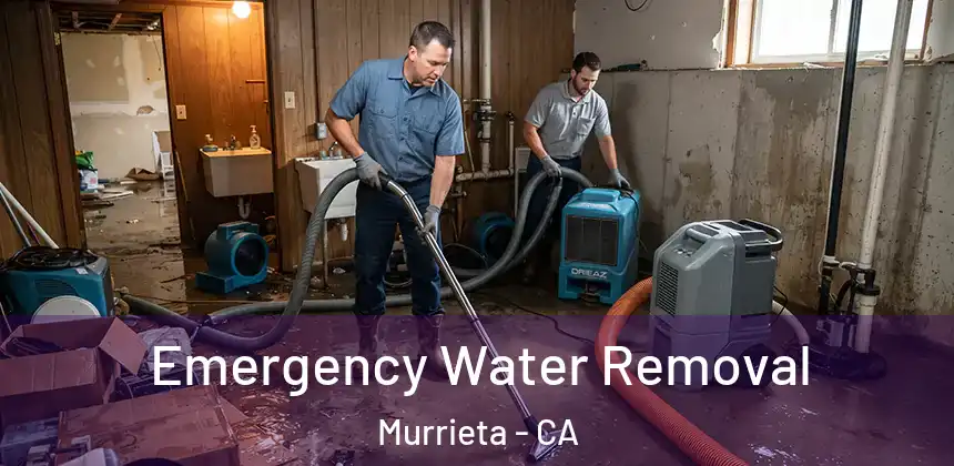  Emergency Water Removal Murrieta - CA