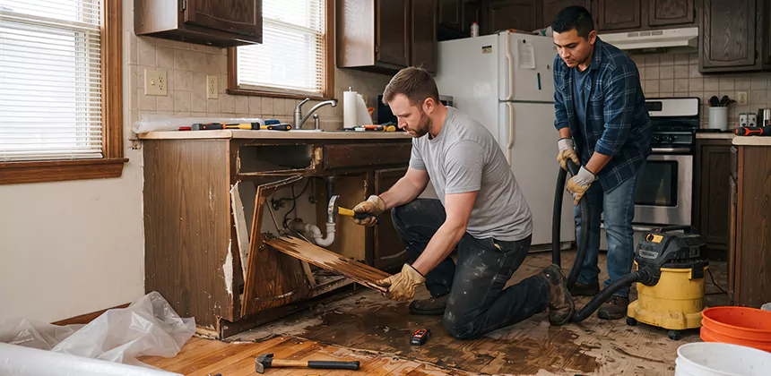 Repairing Water Damaged MDF Cabinets in Murrieta