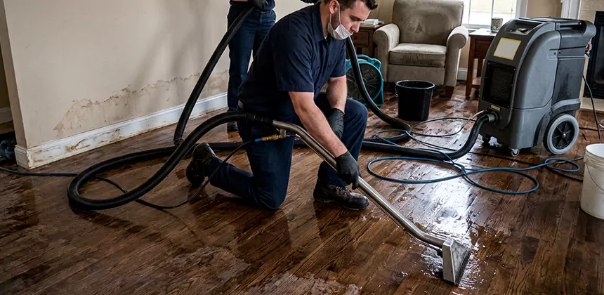 Hardwood Floor Water Extraction in Murrieta