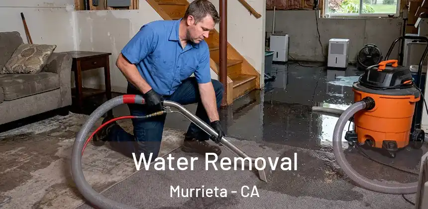 Water Removal Murrieta - CA